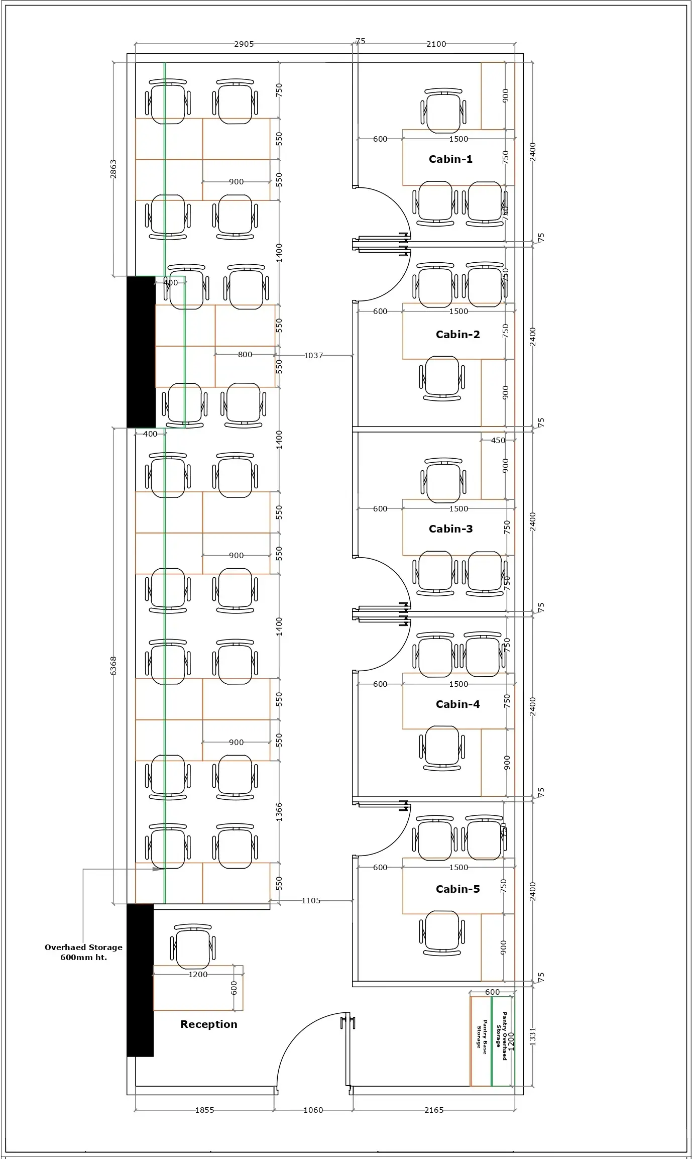 Supertech-Astralis-Office-Layout-For-Lease-855-Sqft