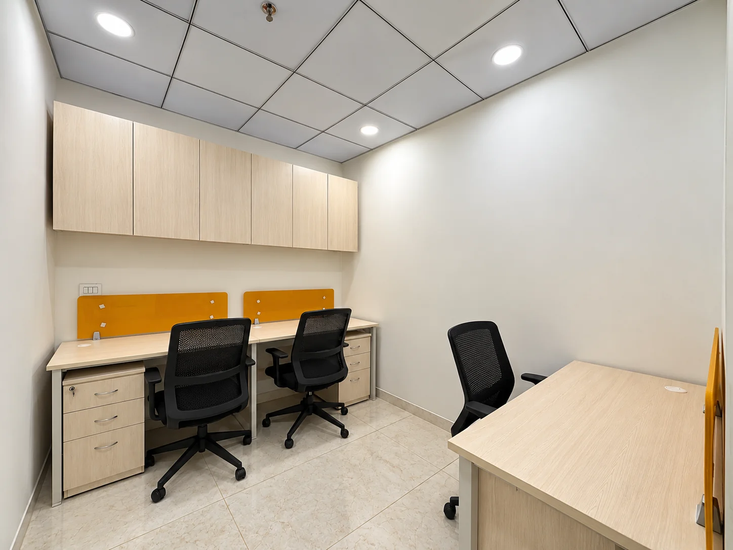 Staff cabin in the furnished office at Supernova Astralis, Sector 94 Noida