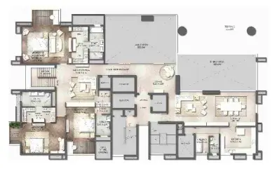 ATS Knightsbridge amenities floor plan Sector 124 Noida