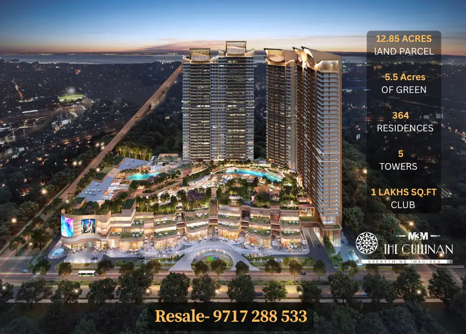 Exterior elevation of M3M mixed-use project in Sector 94 Noida comprising retail spaces, serviced apartments and luxury housing