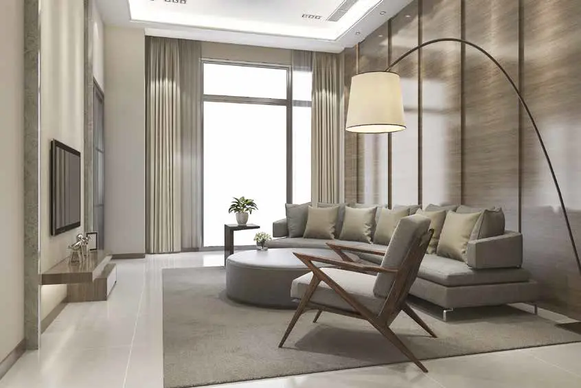 Luxury apartment interiors in County 107 Noida