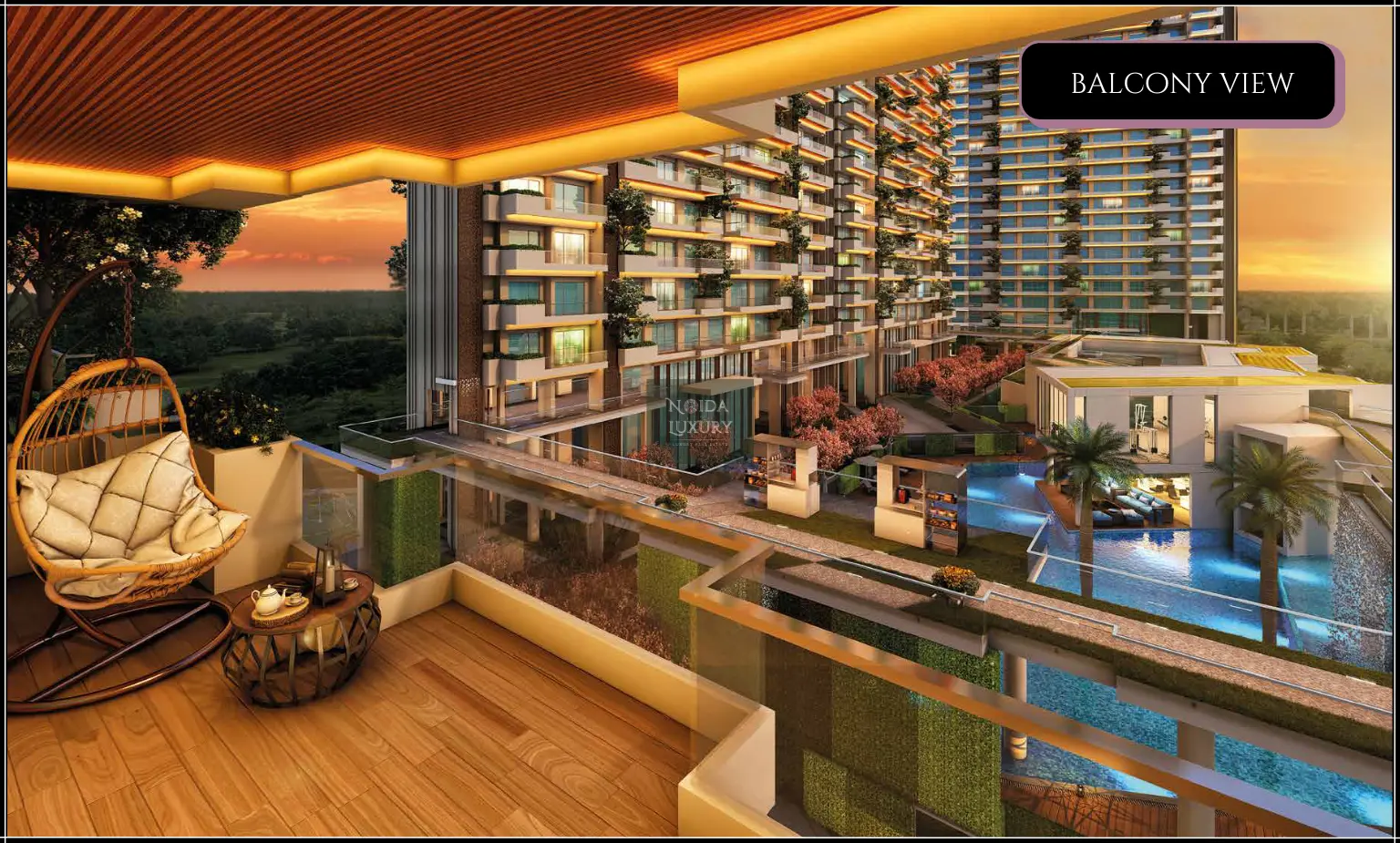 Music room amenities in County 107 Noida