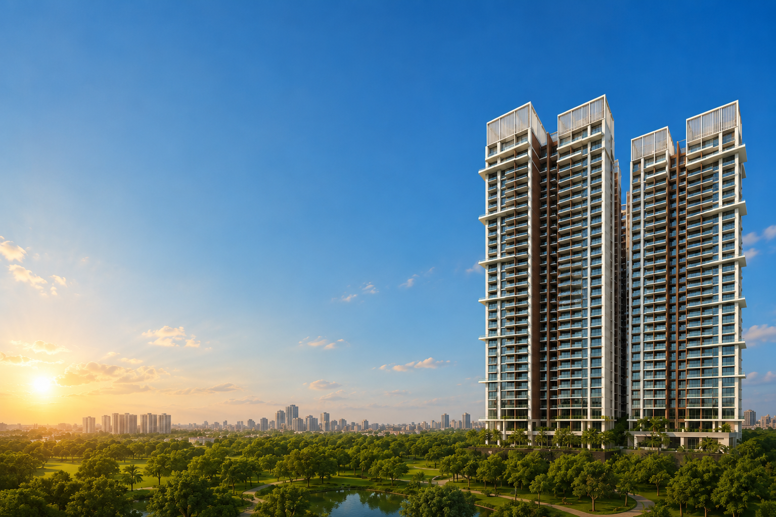 Kalpataru Vista — 3 & 4 BHK golf-facing luxury apartments Sector 128 Noida