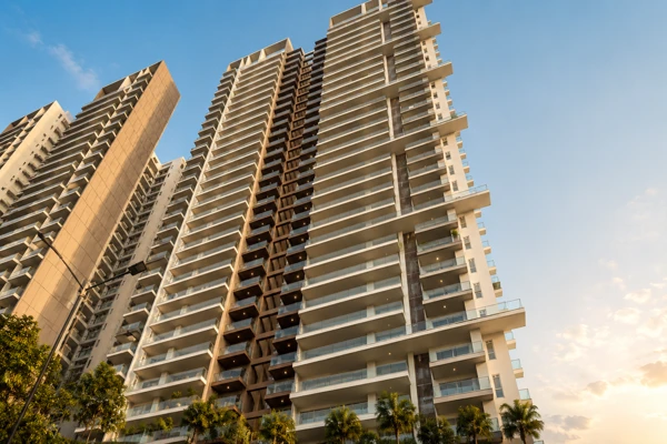 Spacious luxury living room at Kalpataru Vista Sector 128 Noida