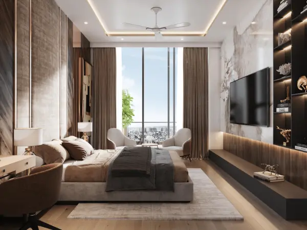 M3M The Cullinan 3 BHK Master
            Bedroom Interior – Sector 94 Noida