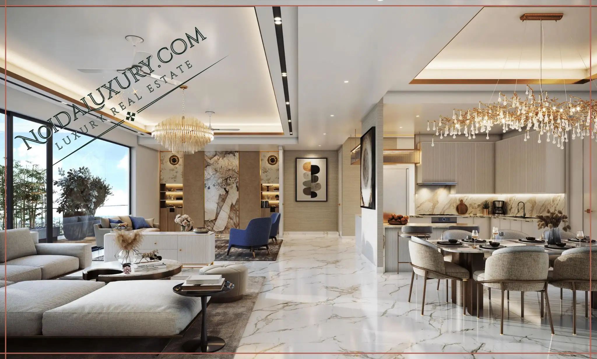 M3M Cullinan 3 BHK resale luxury apartment in Sector 94 Noida Expressway with river and skyline views