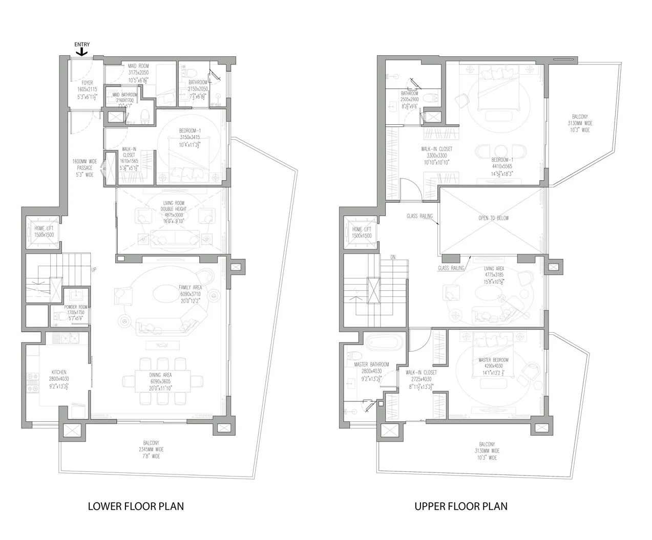 Luxury penthouse floor plan Supernova Noida Nova Residences