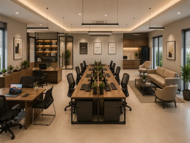 1780 sq ft office space at Purvanchal Skyline Vista Noida