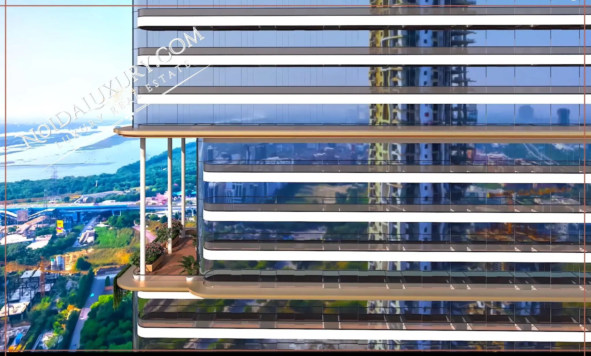 Premium office suites in Noida at Purvanchal Skyline Vista commercial project