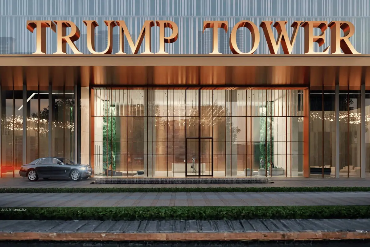 Trump Tower Noida ultra luxury branded apartments exterior view Sector 94