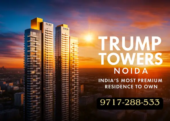 Trump Tower Noida skyline night view luxury