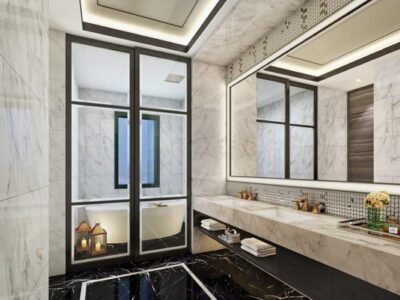Lavish Bathrooms with Walkin Closet of ATS Knightsbridge Noida